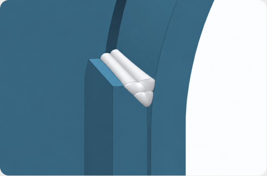 Weld joint after automatic preset assignment