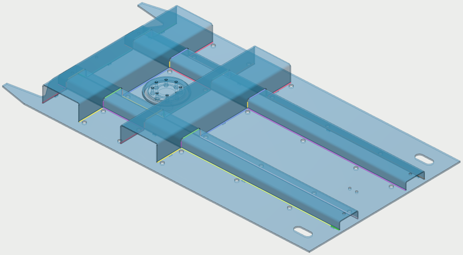 Previously programmed blue reference part